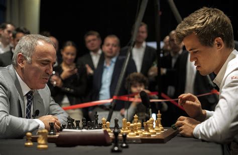 garry kasparov vs magnus carlsen